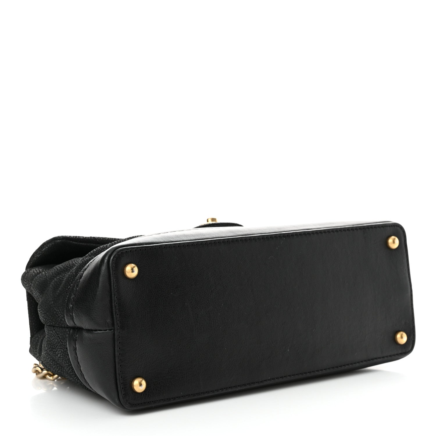 Chanel Iridescent Grained Calfskin Medium Globe Trotter Flap Black 4 of 15