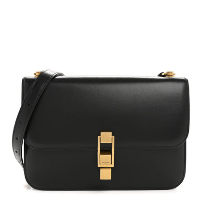 Saint Laurent Smooth Calfskin Carre Satchel Black 1 of 11