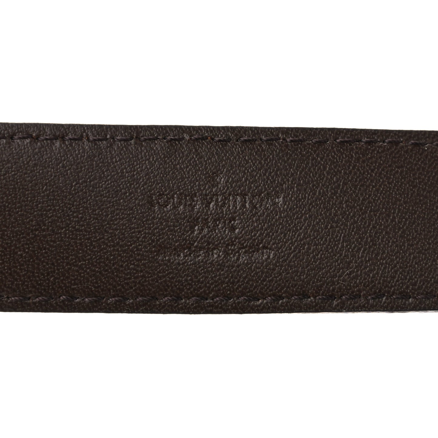 Mini Damier Ebene 25mm LV Initiales Belt 85 34