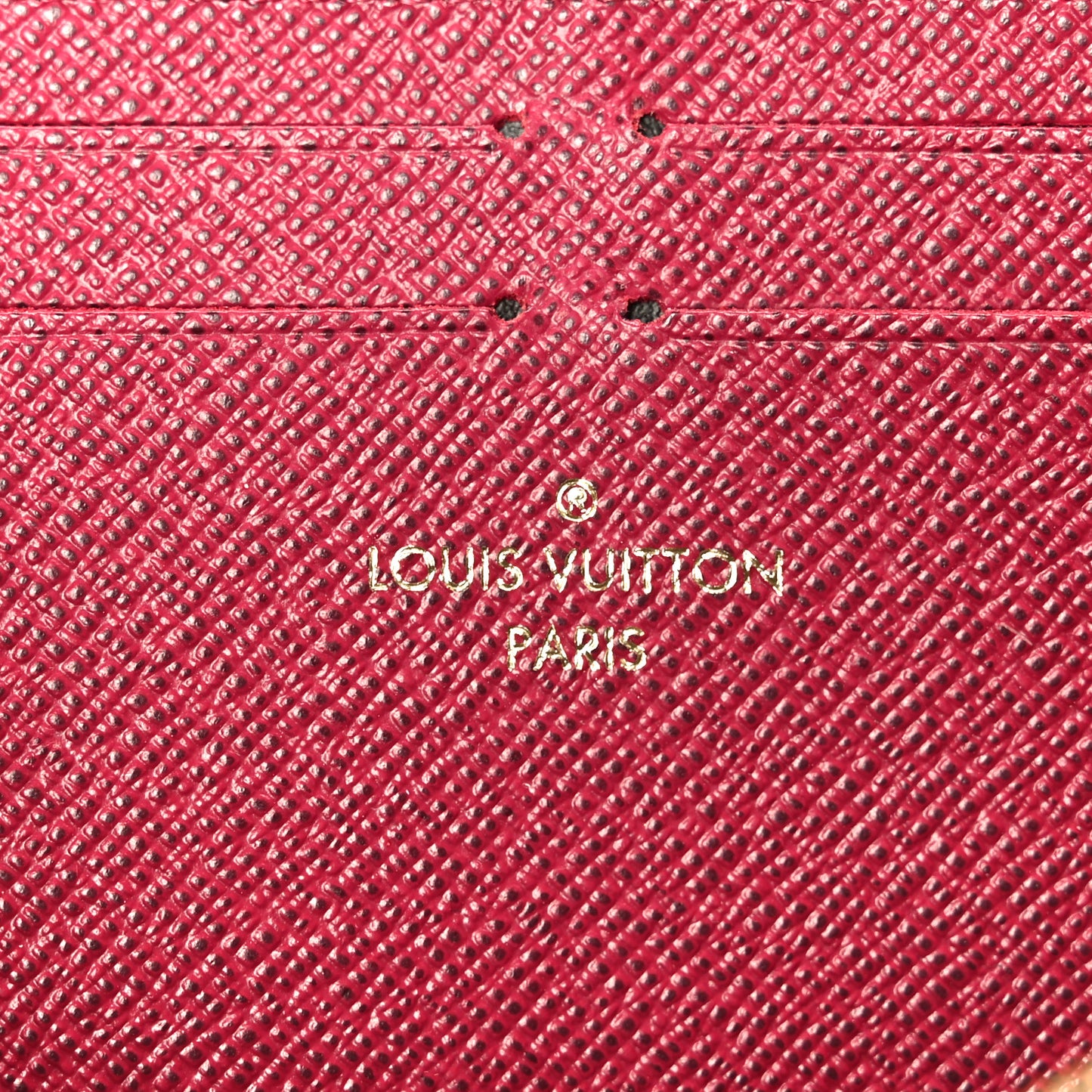 Monogram Clemence Wallet Fuchsia