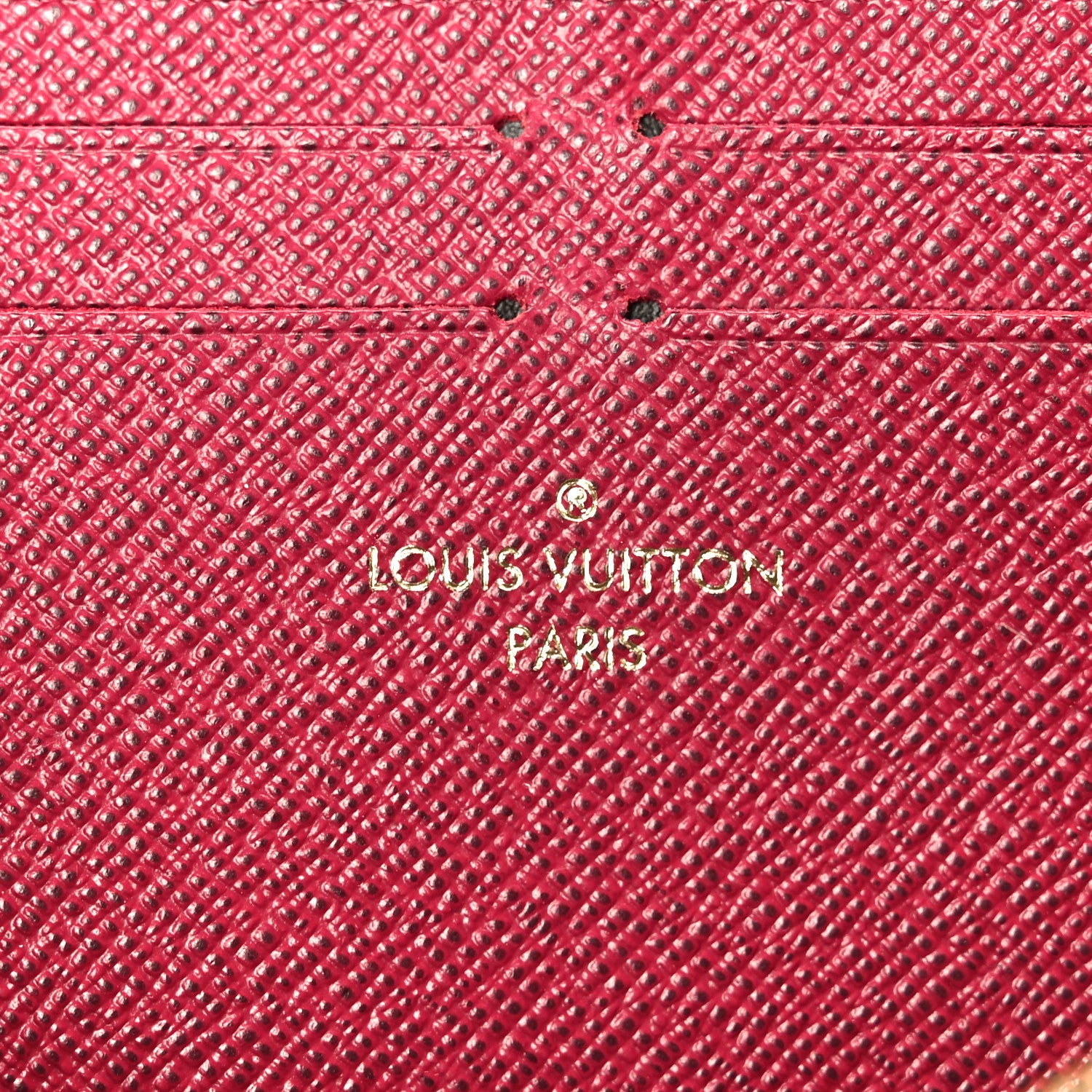 Louis Vuitton Monogram Clemence Wallet Fuchsia 6 of 7