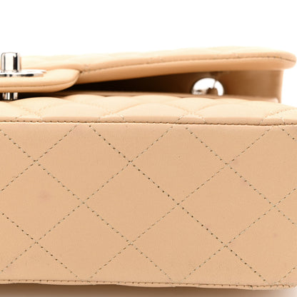 Chanel Lambskin Quilted Medium Double Flap Beige 14 of 14