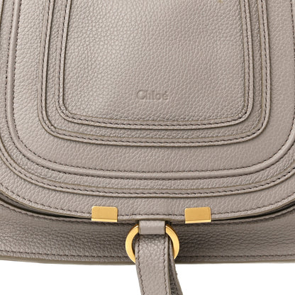 Chloe Calfskin Small Marcie Satchel Cashmere Grey 8 of 10
