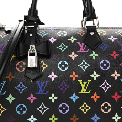 Louis Vuitton LV X TM Monogram Multicolor Speedy Soft 30 Black 7 of 10