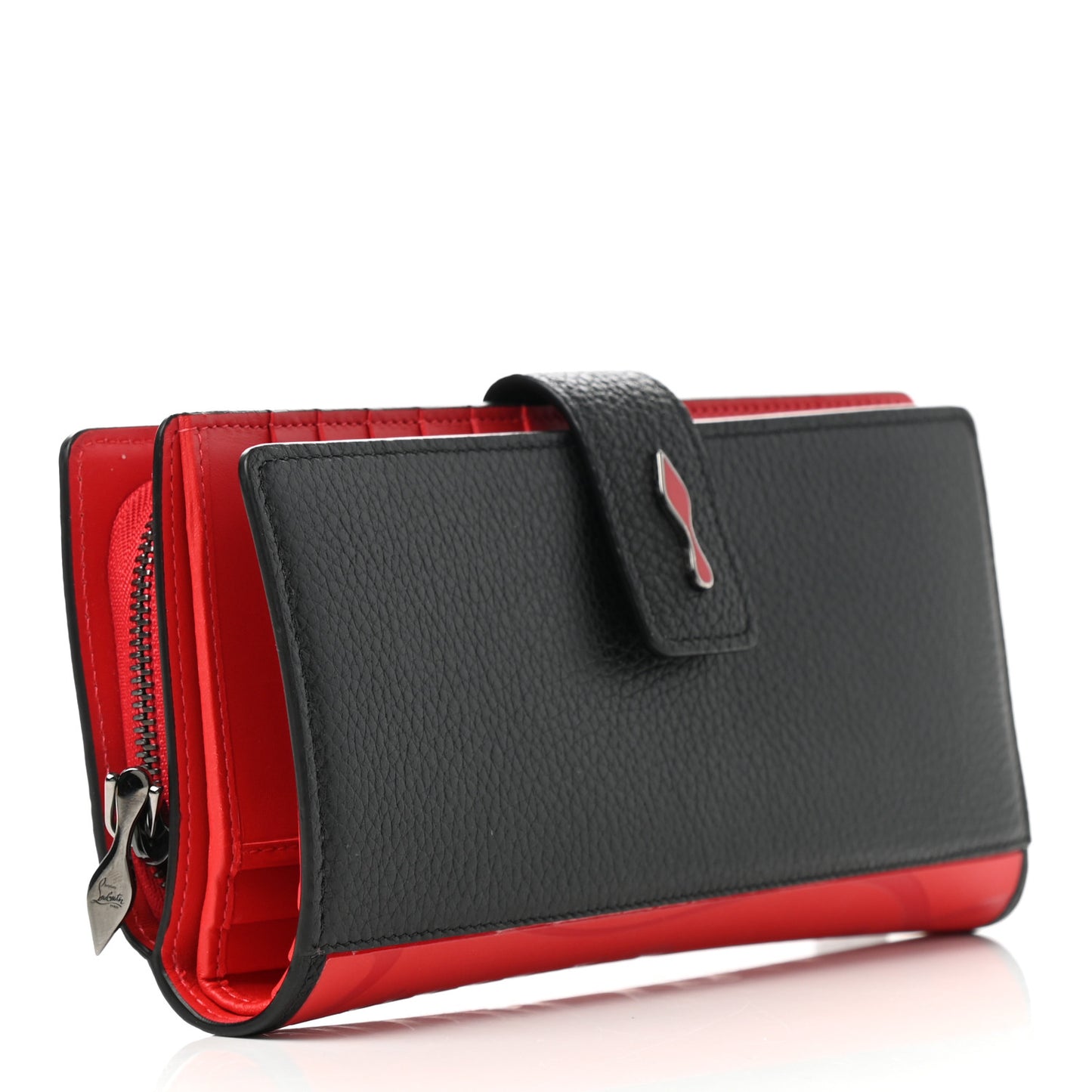 Calfskin Paloma Wallet Black