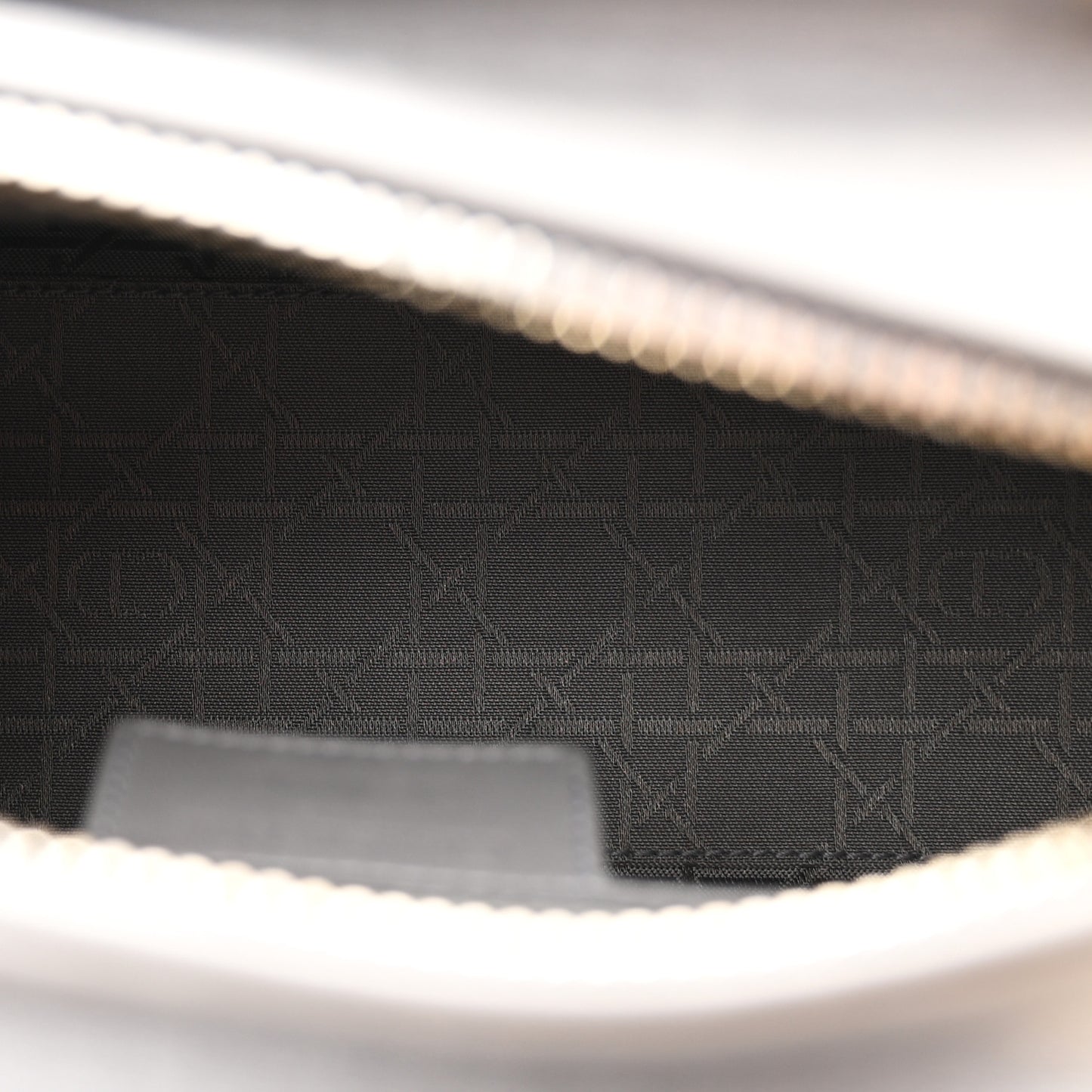 Lambskin Cannage Medium Lady Dior Grey