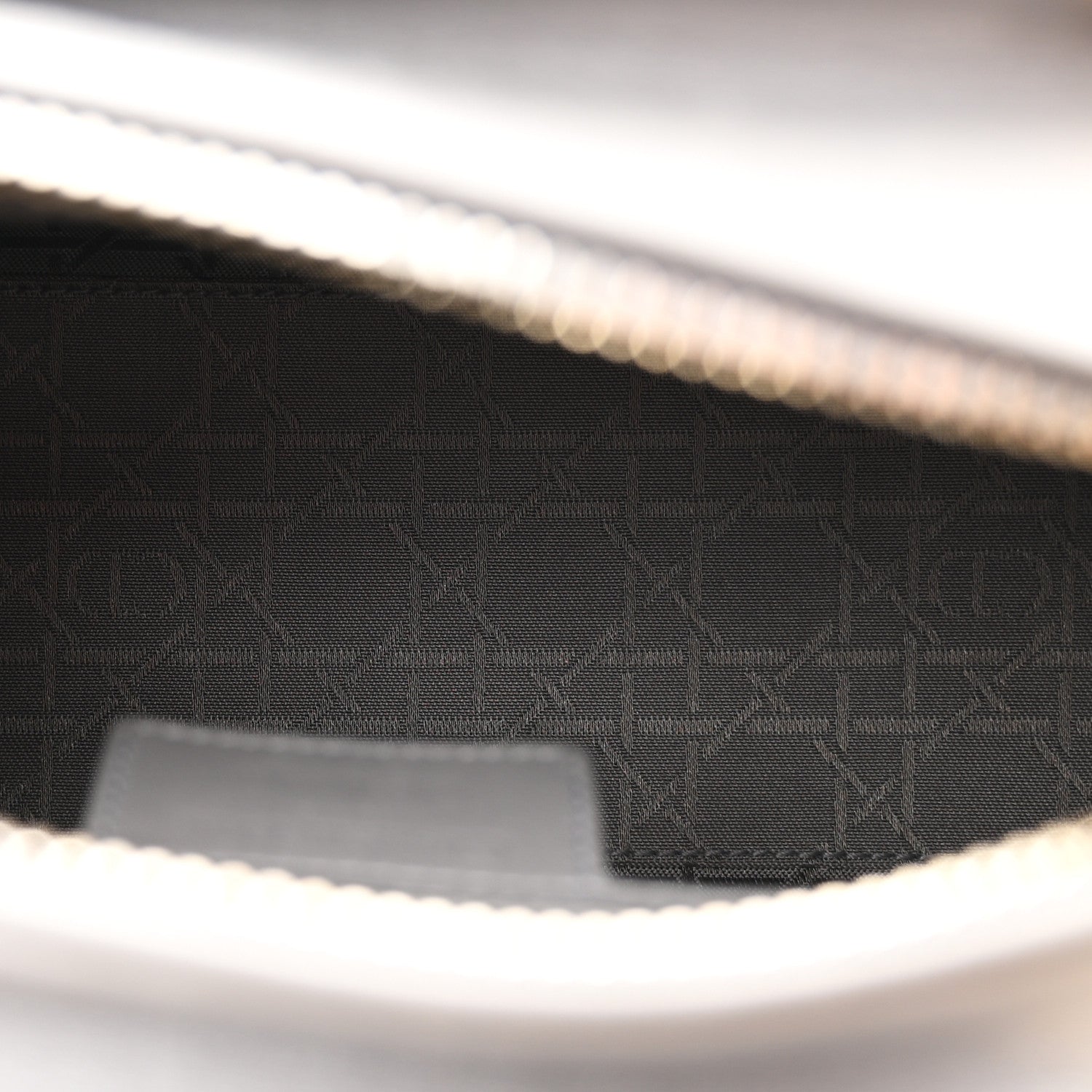Christian Dior Lambskin Cannage Medium Lady Dior Grey 5 of 10