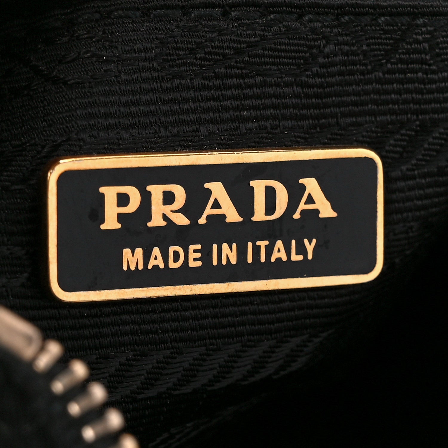 Prada Tessuto Nylon Saffiano Pochette Black 6 of 12