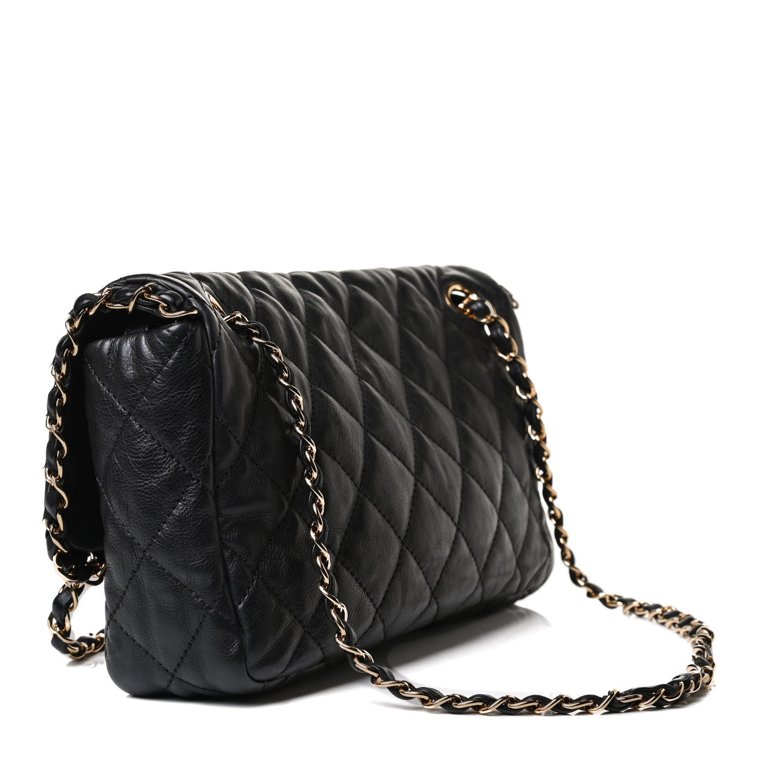 Chanel Calfskin Quilted Medium Chain Me Flap Black 3 of 16