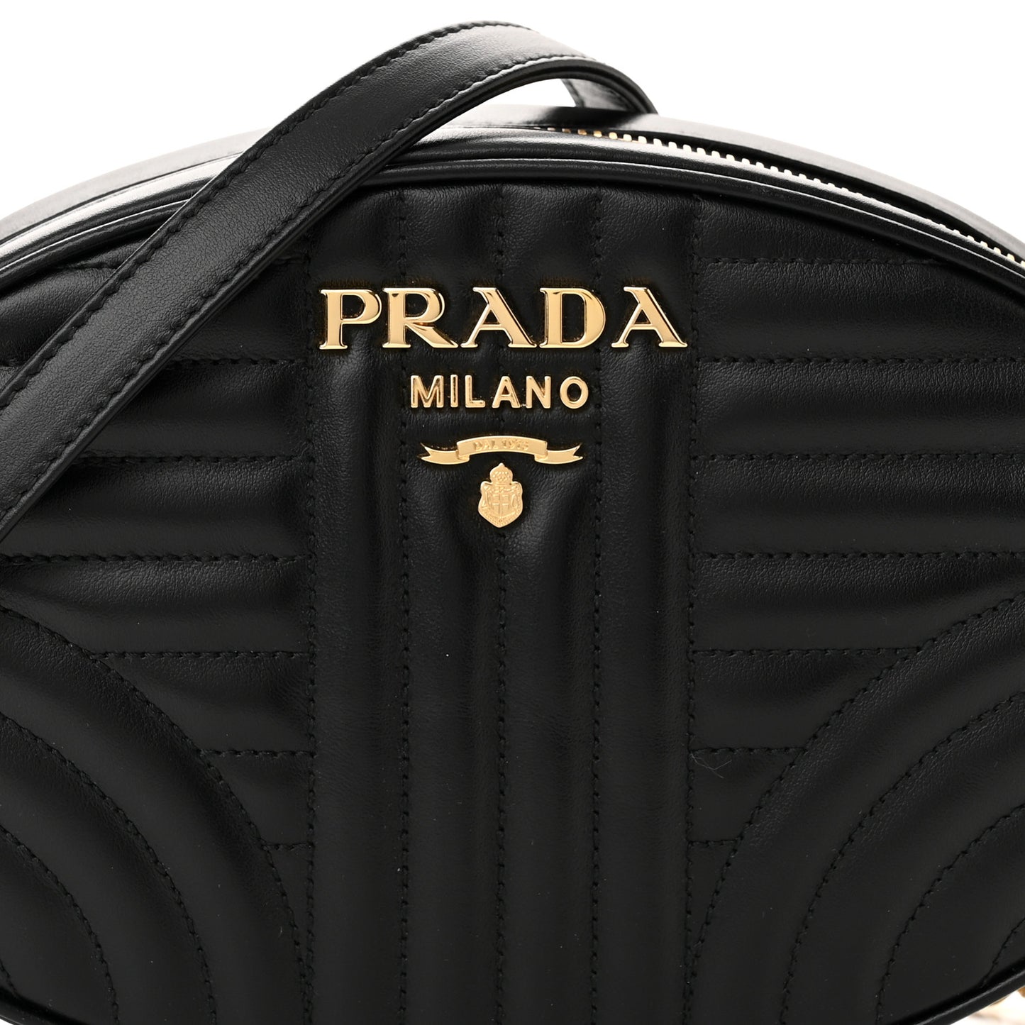 Soft Calfskin Impunture Diagramme Chain Crossbody Black