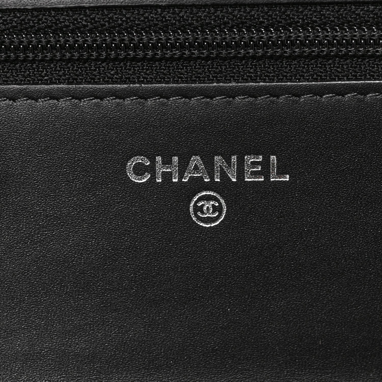 Chanel Patent Calfskin Quilted Boy Wallet On Chain WOC Black 6 of 10