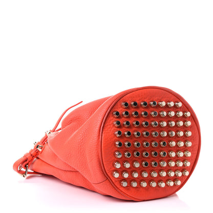 Alexander Wang Pebbled Lambskin Small Diego Bucket Red Gold Hardware 4 of 9
