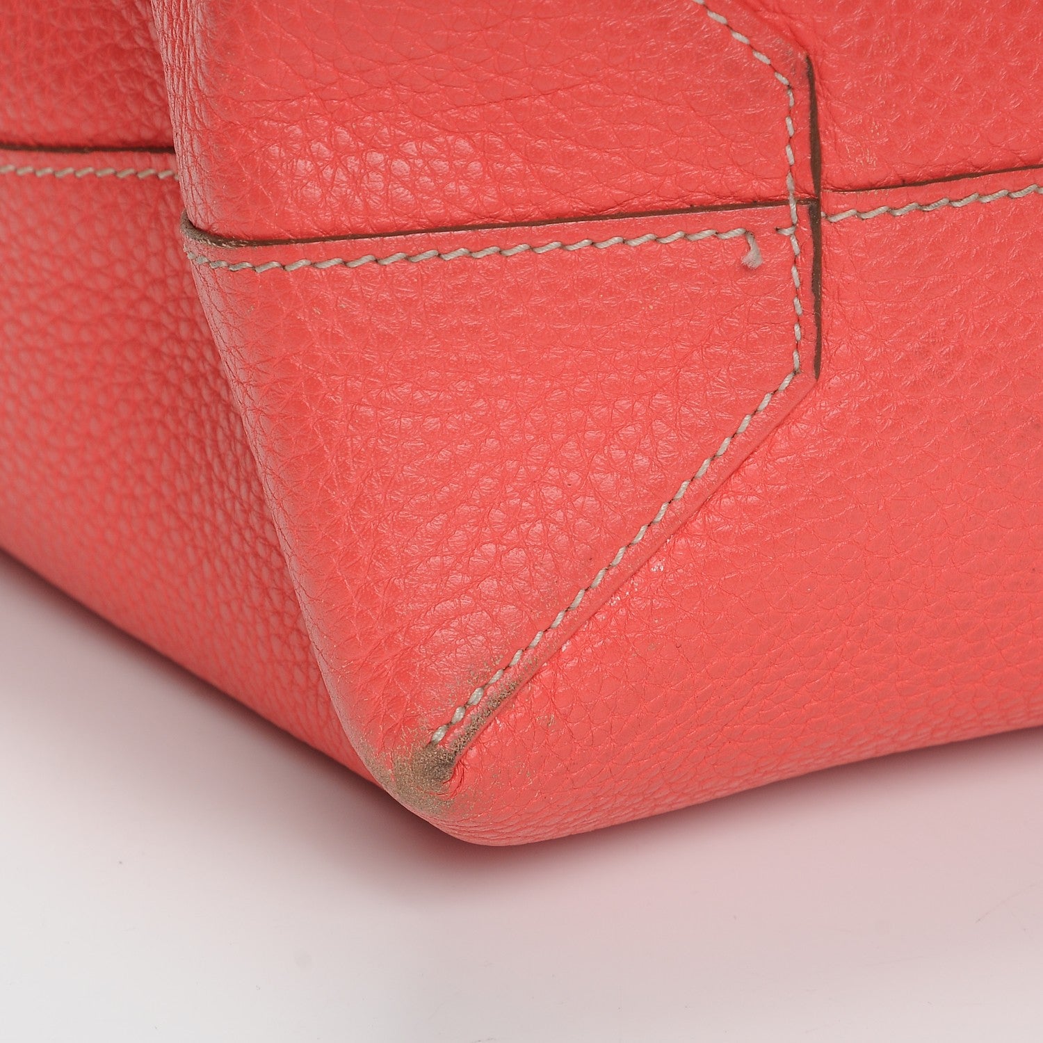 Hermes Taurillon Clemence Double Sens 36 Reversible Tote Peony Sanguine 17 of 17