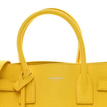 Saint Laurent Calfskin Baby Sac De Jour Bag Yellow 5 of 11