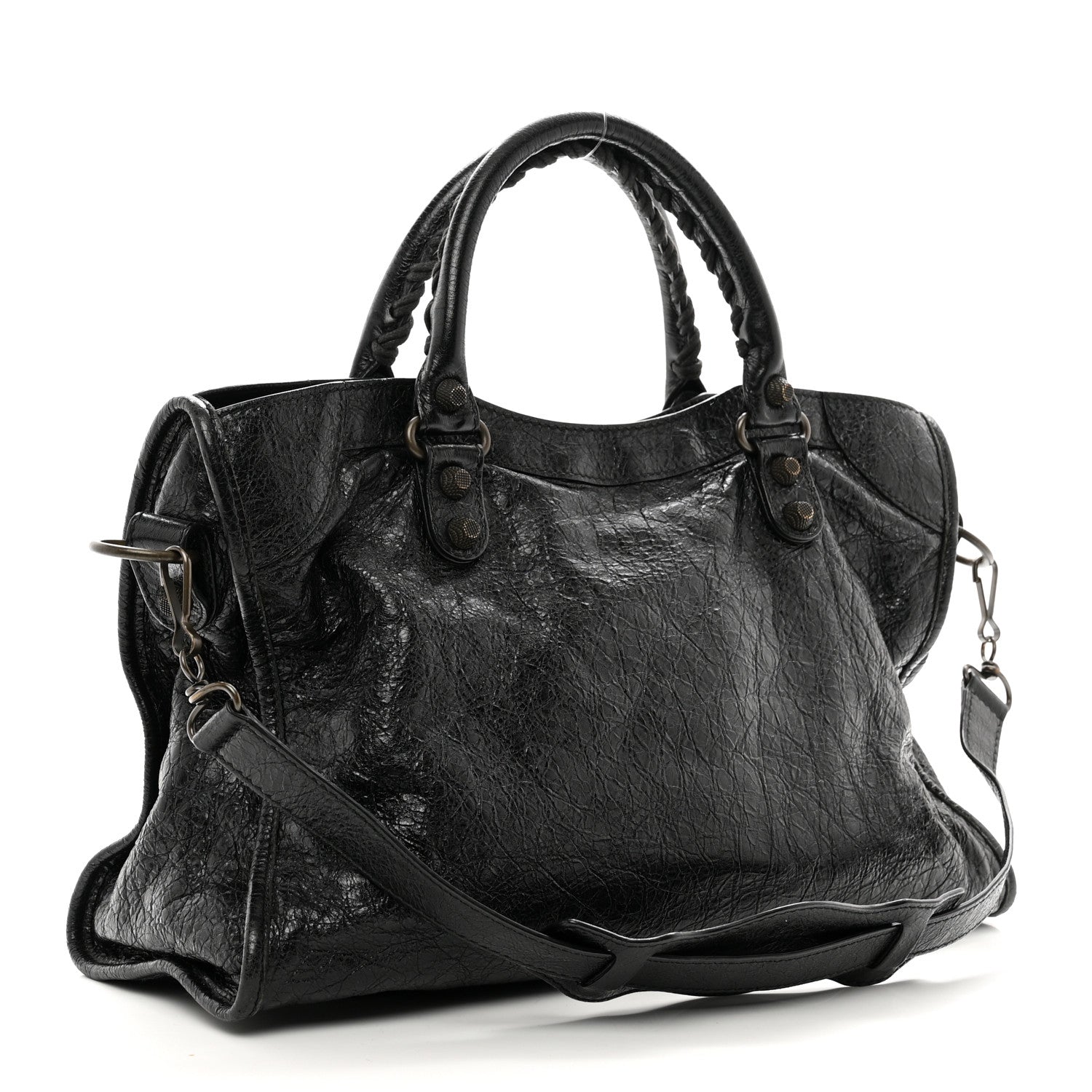Balenciaga Agneau Giant 12 Gunmetal Hardware City Black 3 of 9