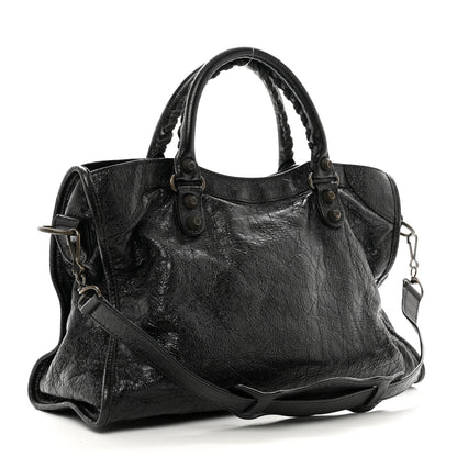 Balenciaga Agneau Giant 12 Gunmetal Hardware City Black 3 of 9
