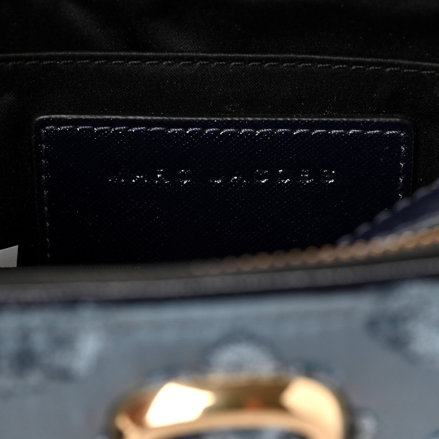Marc Jacobs Damask Jacquard Small Snapshot Camera Bag Blue 5 of 7