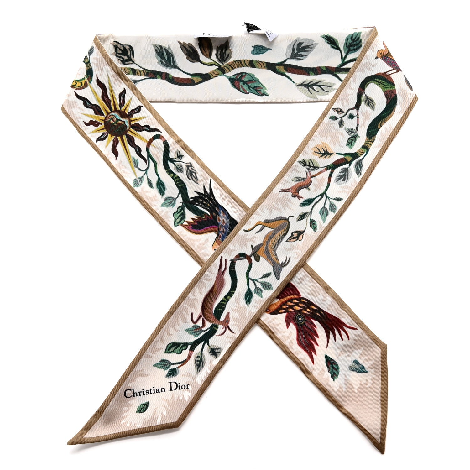 Christian Dior Silk Mitzah Scarf Multicolor 1 of 3