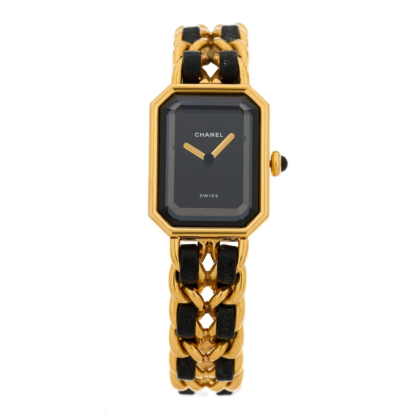 Stainless Steel Lambskin 20mm Chain Premiere Quartz Watch Gold M