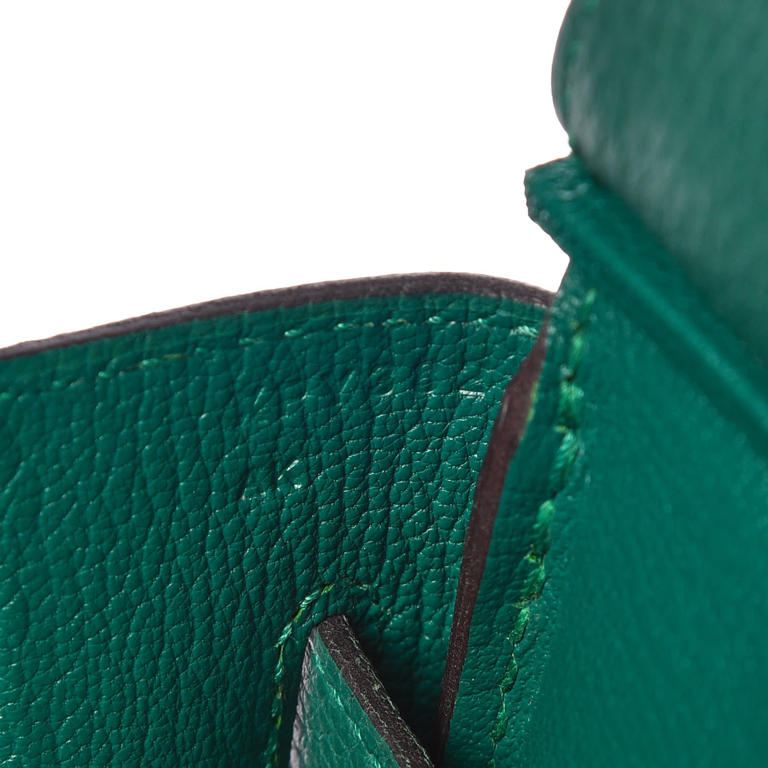 Hermes Togo Birkin 35 Malachite 7 of 9