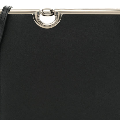 Hermes Chevre Chamkila Mors De Bride Bag Black 8 of 11