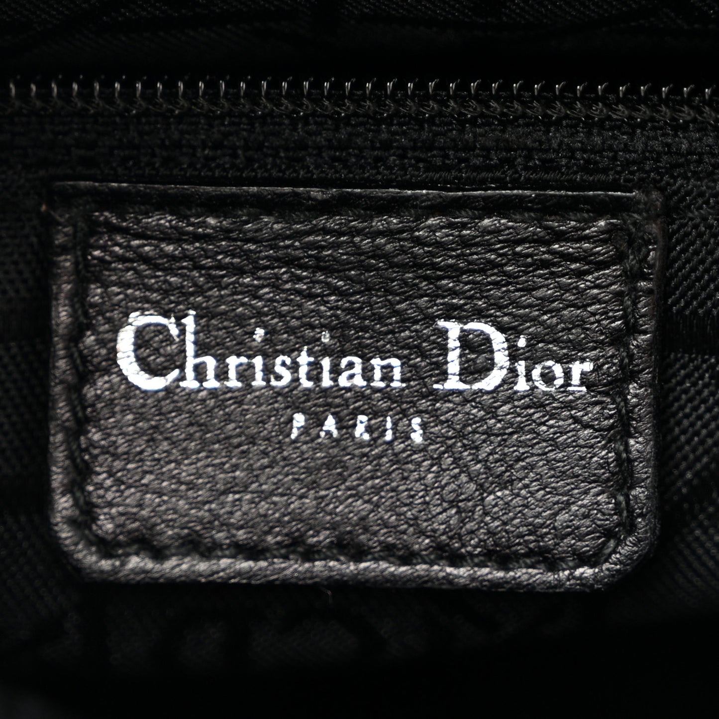 Canvas Medium Lady Dior Black