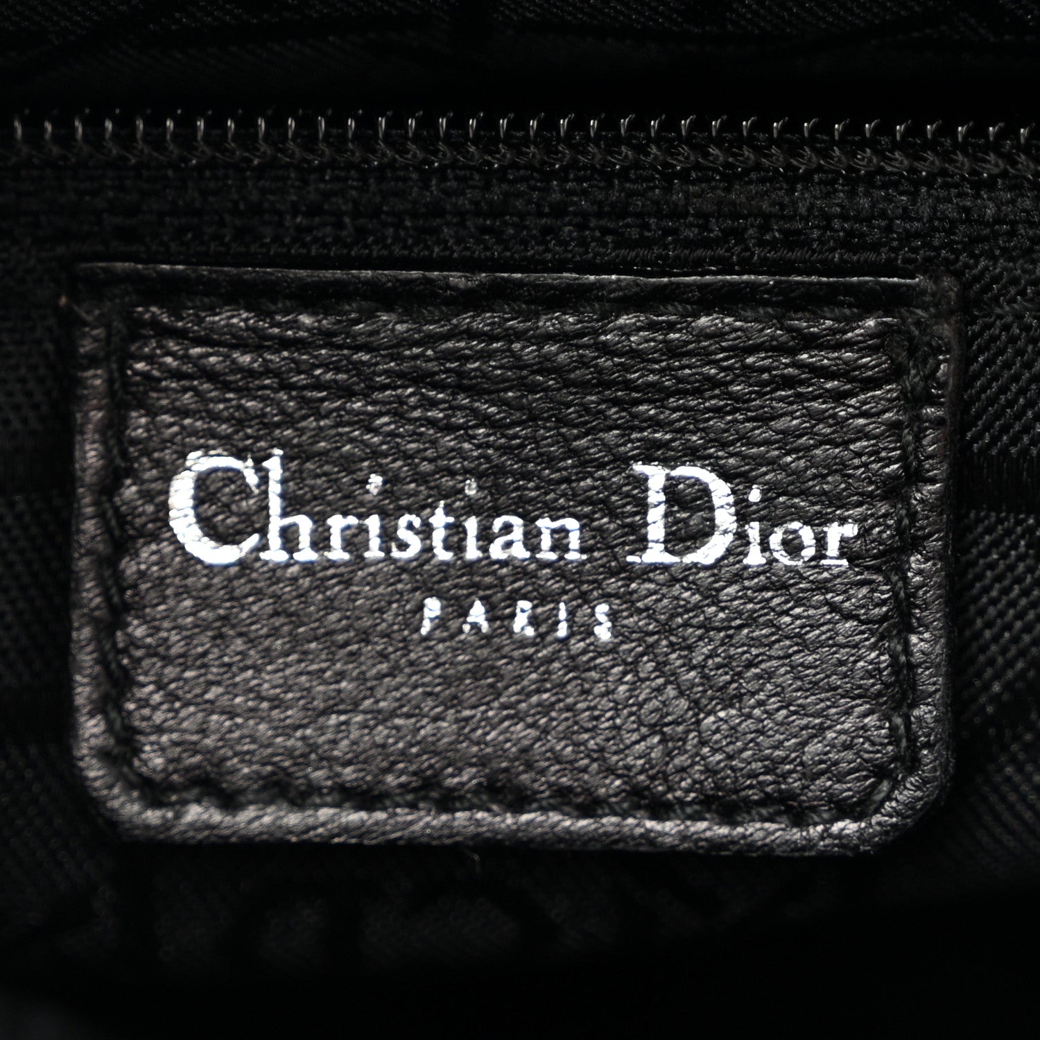 Christian Dior Canvas Medium Lady Dior Black 5 of 13