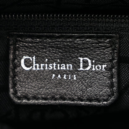 Christian Dior Canvas Medium Lady Dior Black 5 of 13