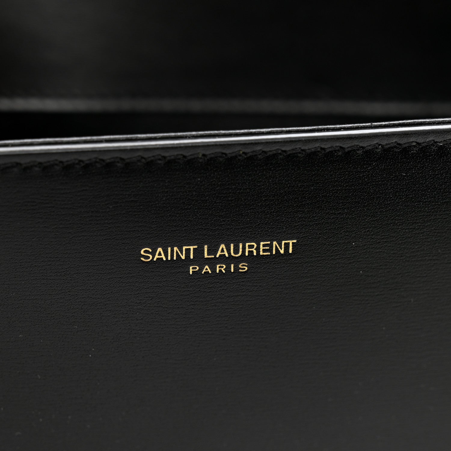 Saint Laurent Calfskin Mini Classic Monogram Cassandra Top Handle Black 8 of 10