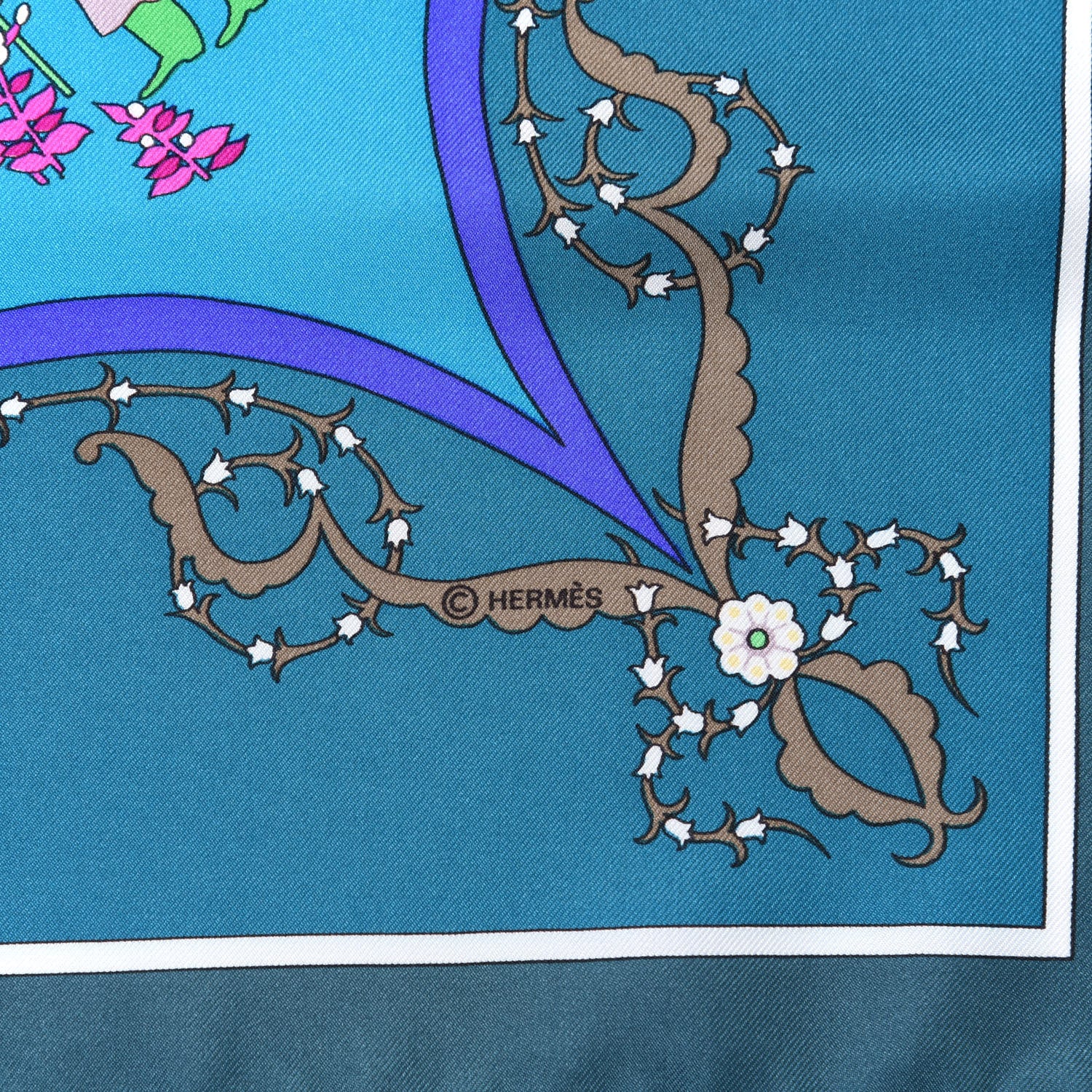 Hermes Silk Poesie Persane Scarf 90 4 of 4