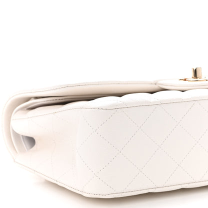 Chanel Caviar Quilted Medium Double Flap White 8 of 9