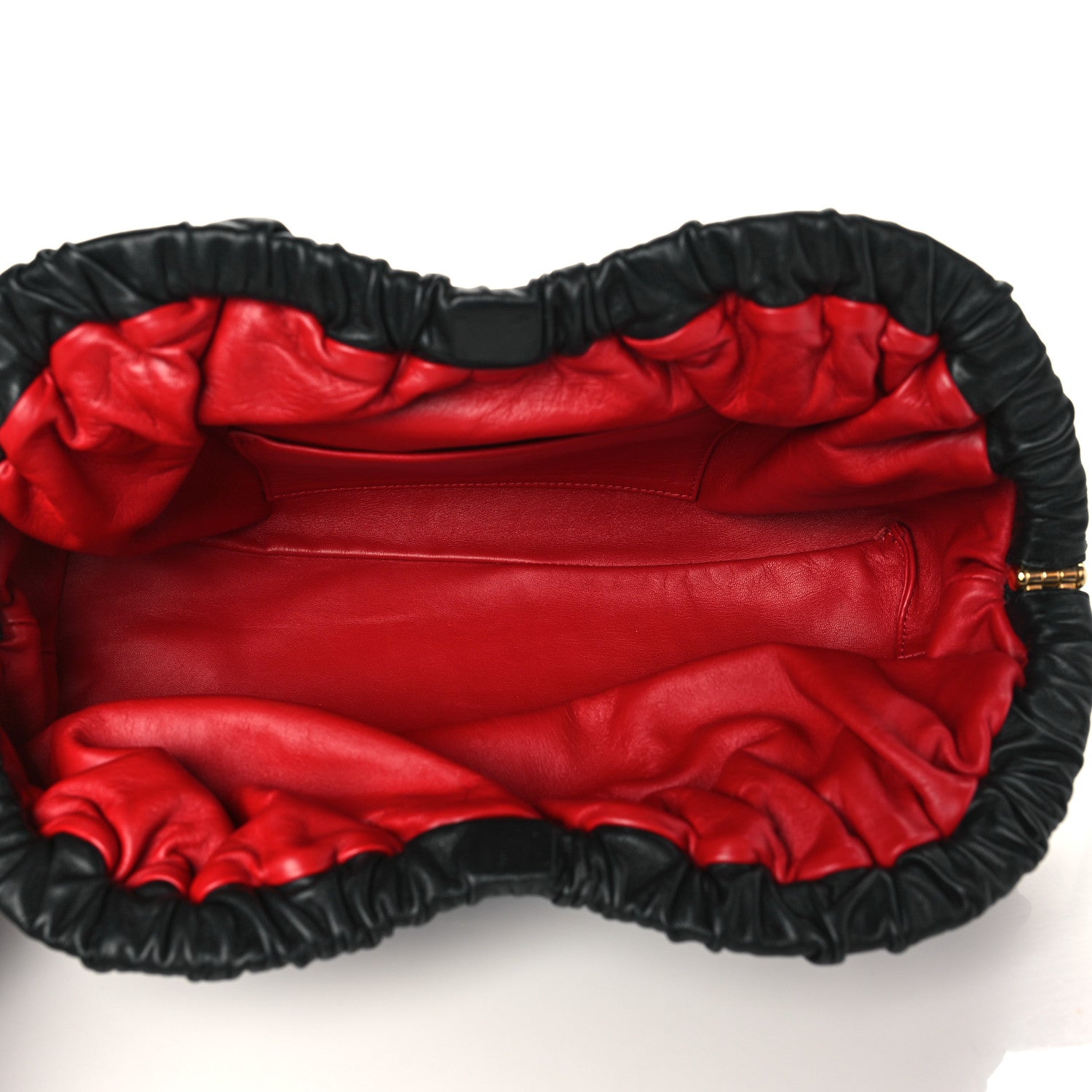 Mansur Gavriel Lambskin Cloud Clutch Black Flamma 6 of 10