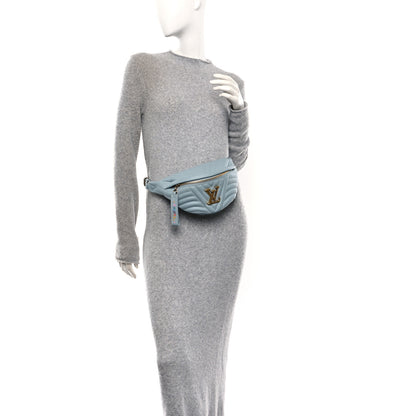 Louis Vuitton Calfskin New Wave Bumbag Porcelain Blue 2 of 9