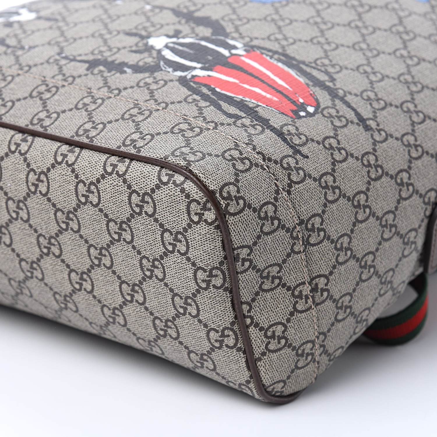 Gucci GG Supreme Monogram Web Insect Dome Backpack 9 of 10