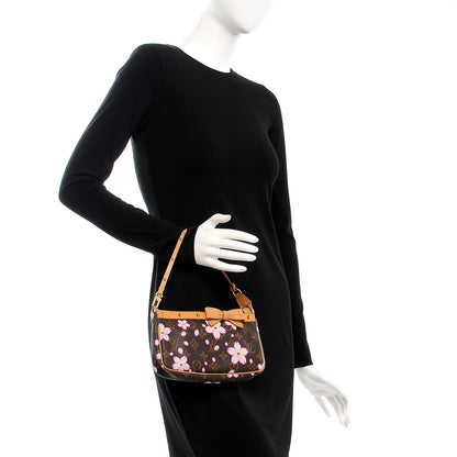 Louis Vuitton Monogram Cherry Blossom Pochette Accessories Brown 2 of 7