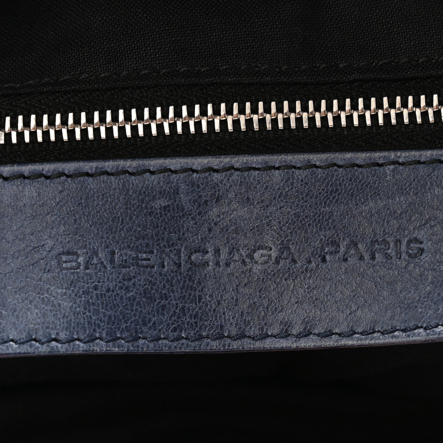 Agneau Giant 21 Silver Hardware Weekender Blue Roi