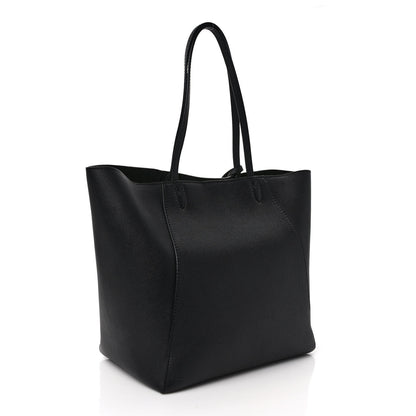 Louis Vuitton Calfskin Lockme Cabas Black 3 of 8