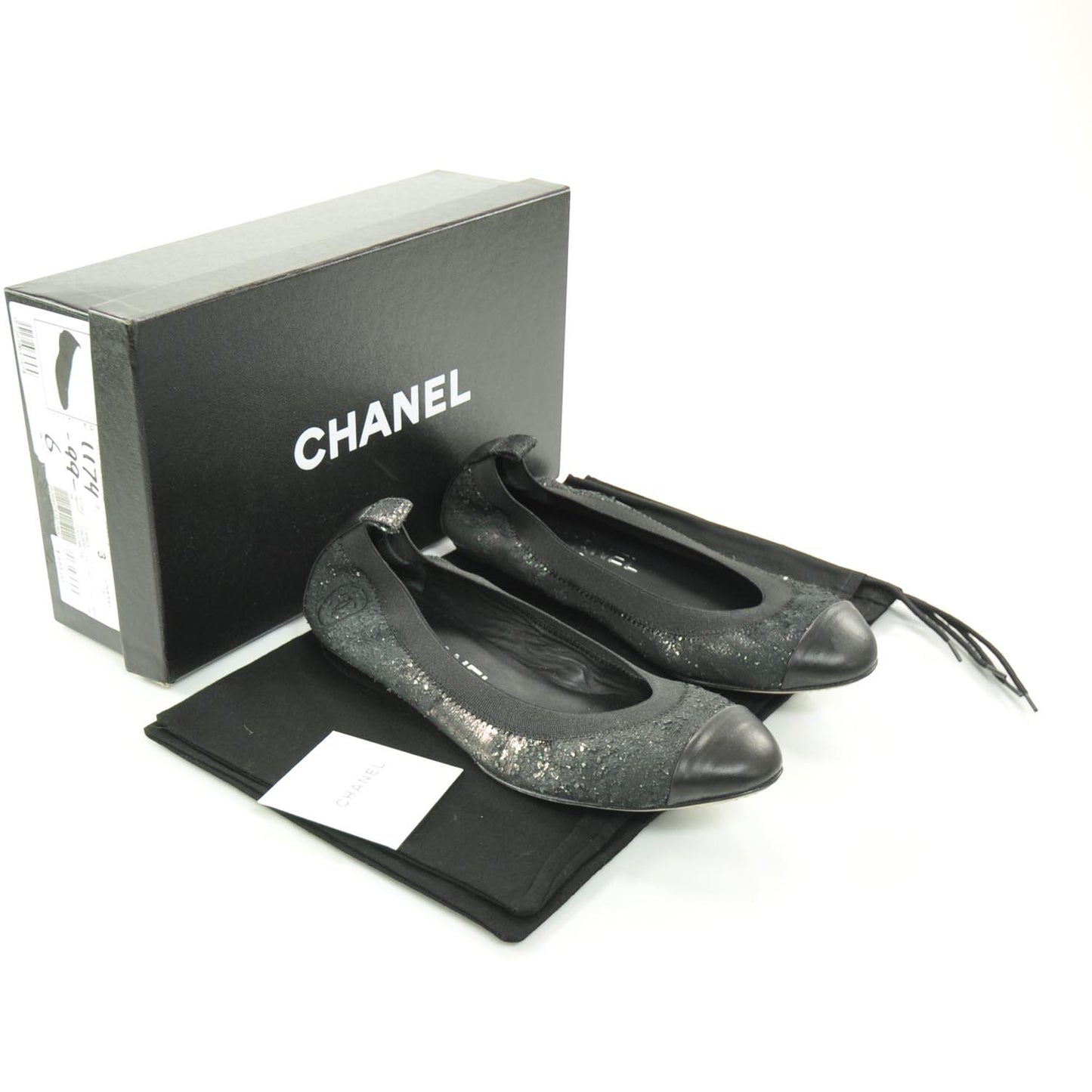 Stretch Spirit Flats 36 Dark Silver