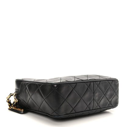 Chanel Lambskin Quilted Camera Case Black 4 of 9