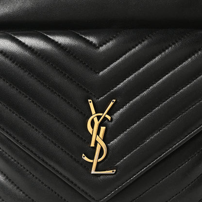 Saint Laurent Lambskin Matelasse Monogram Joe Backpack Black 8 of 10