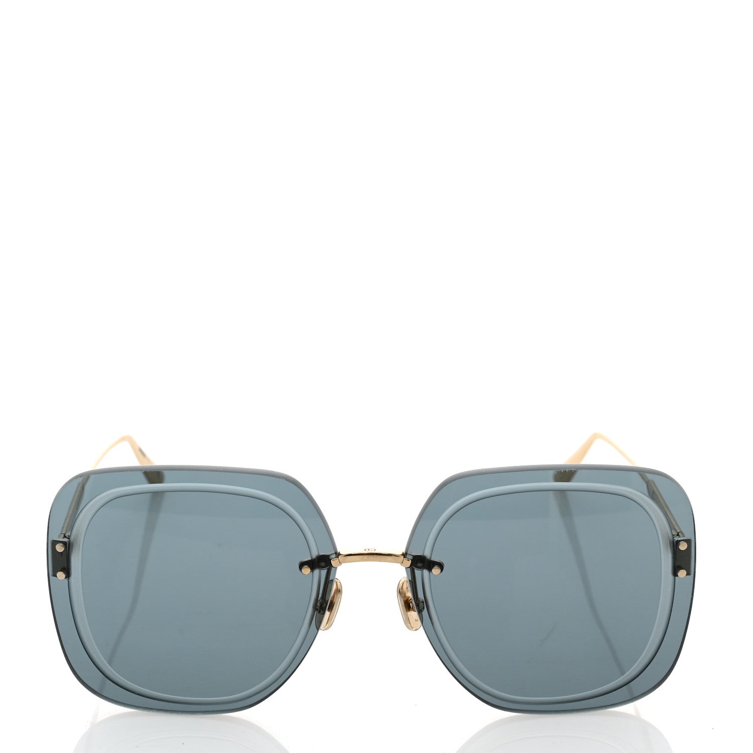 Christian Dior UltraDior SU Sunglasses Gold Blue 2 of 7