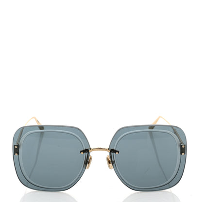 Christian Dior UltraDior SU Sunglasses Gold Blue 2 of 7