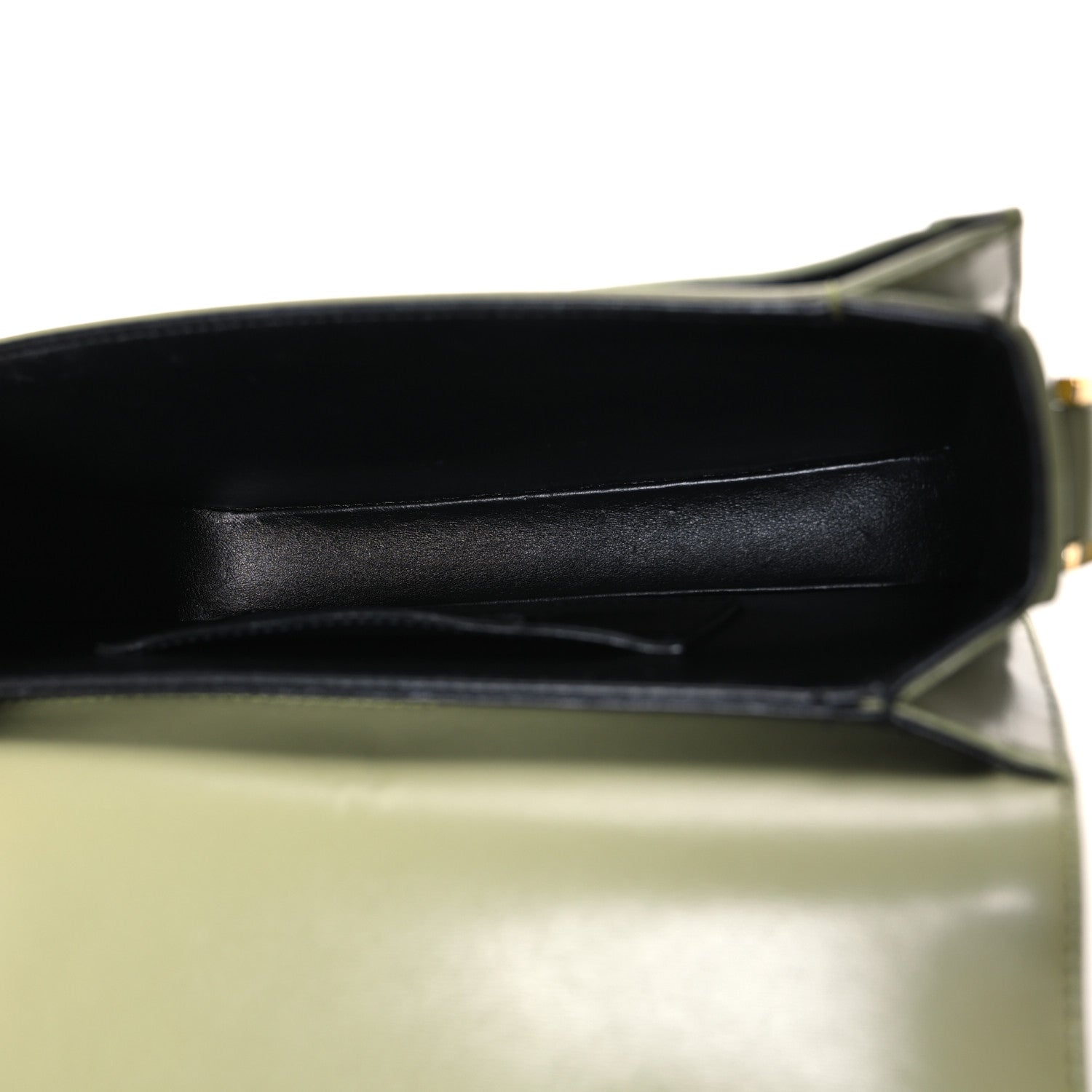 Saint Laurent Box Calfskin Monogram Medium Solferino Satchel Light Sage 5 of 11