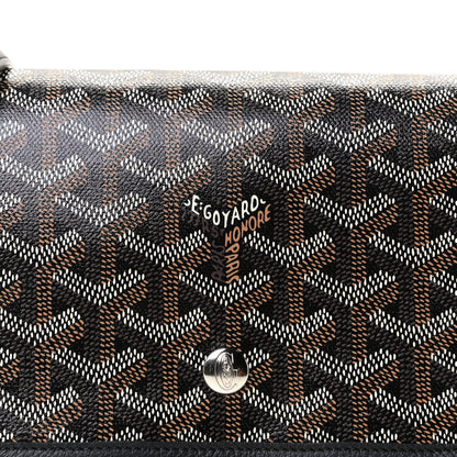 Goyard Goyardine Plumet Wallet Clutch Black 5 of 9