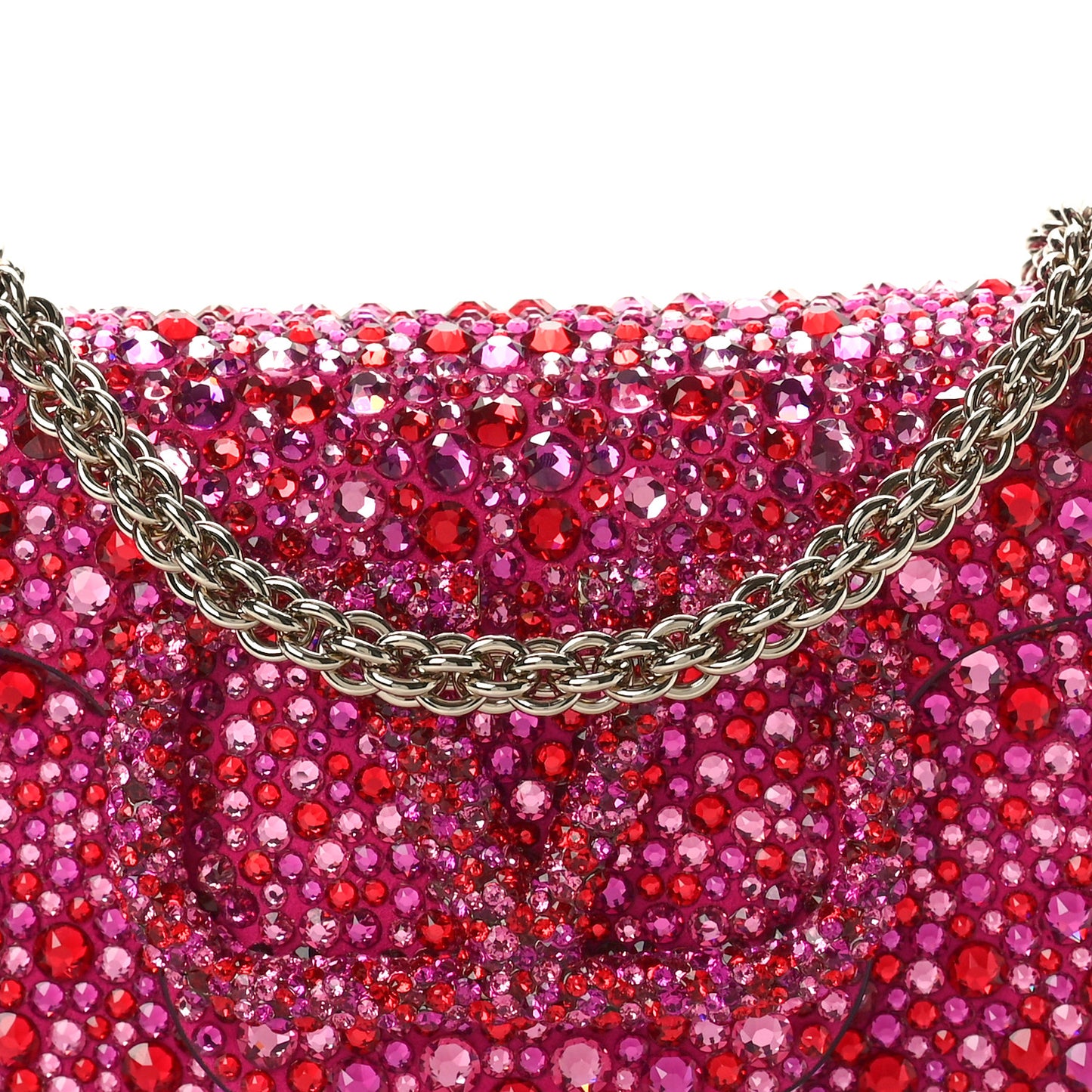 Crystal Vlogo Small Loco Shoulder Bag Pink PP
