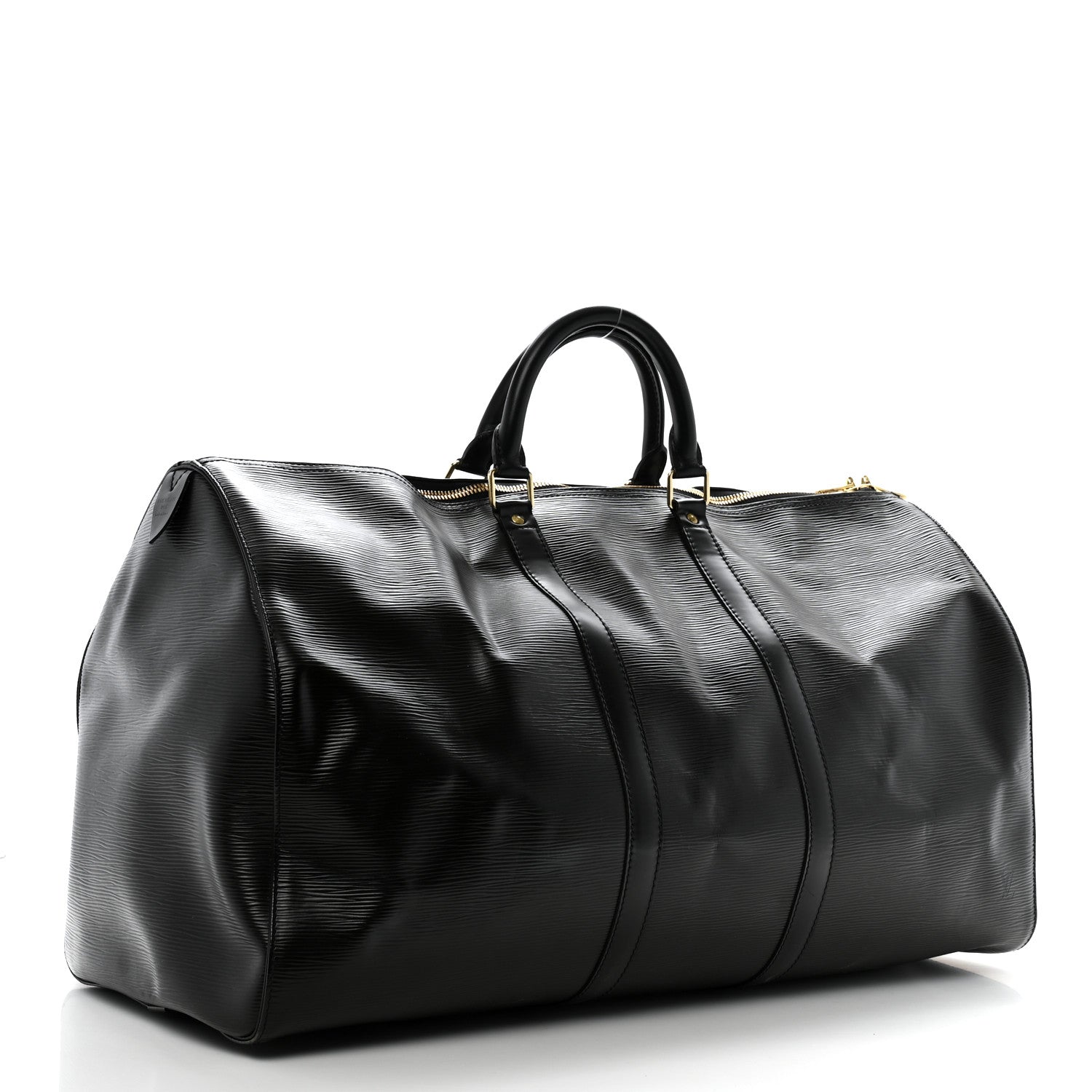 Louis Vuitton Epi Keepall 55 Black 2 of 13