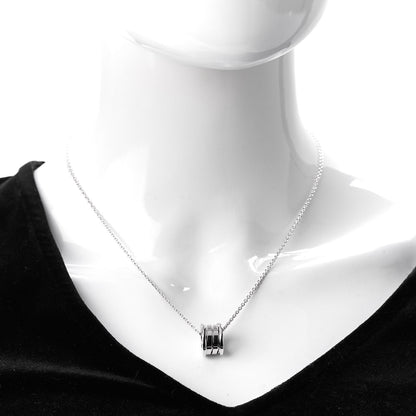 Bulgari 18K White Gold B.Zero1 Pendant Necklace 2 of 10