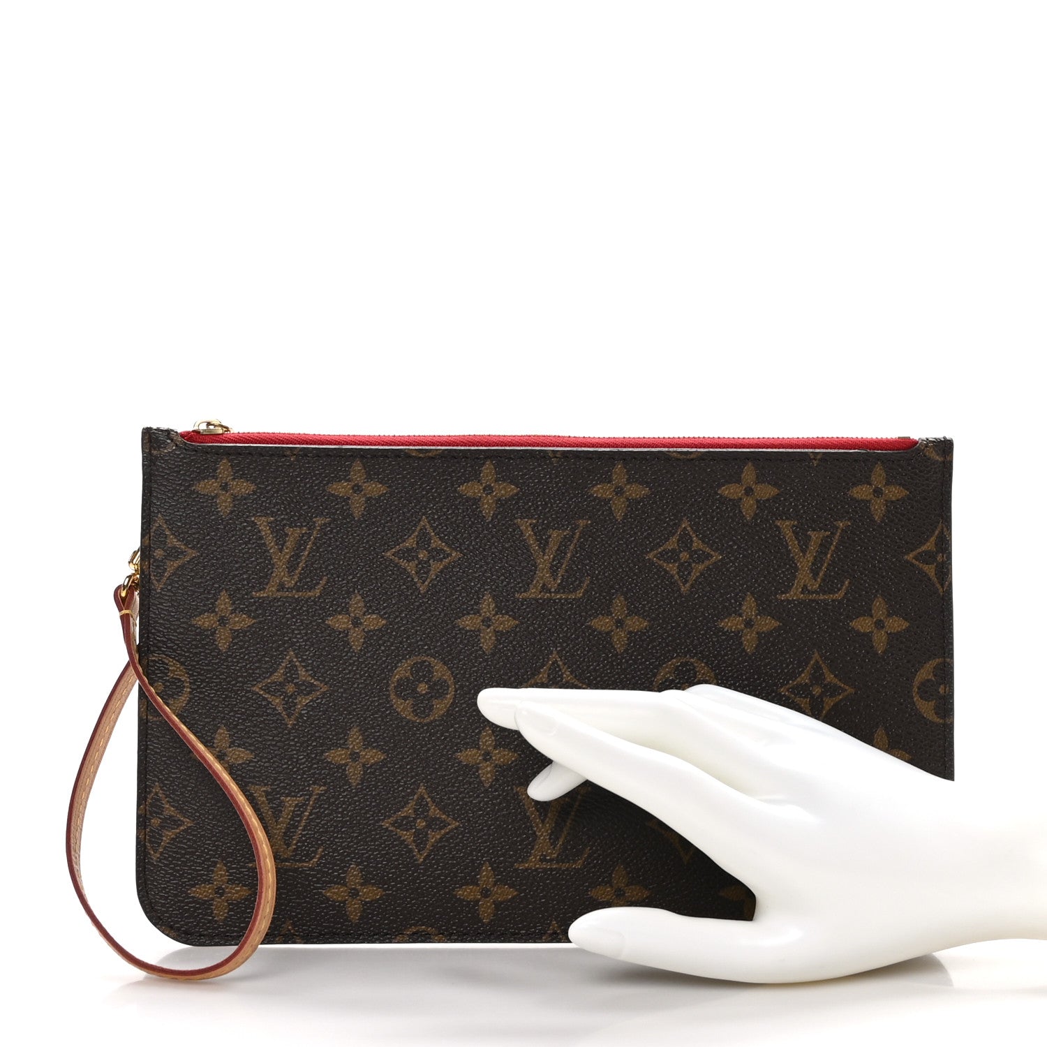 Louis Vuitton LOUIS VUITTON Monogram Neverfull MM GM Pochette Cherry 2 of 7