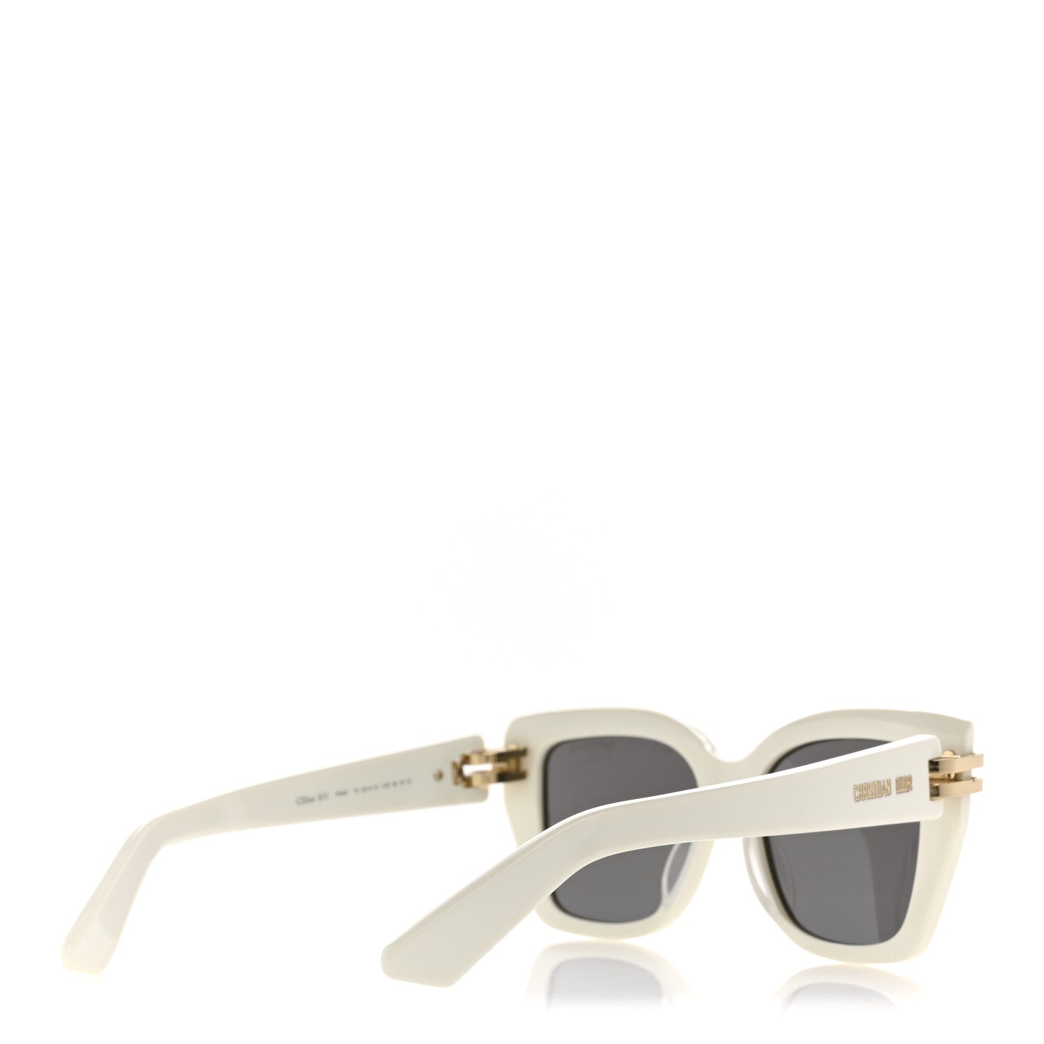 Christian Dior Acetate CDior S1I Square Sunglasses Ivory 4 of 9