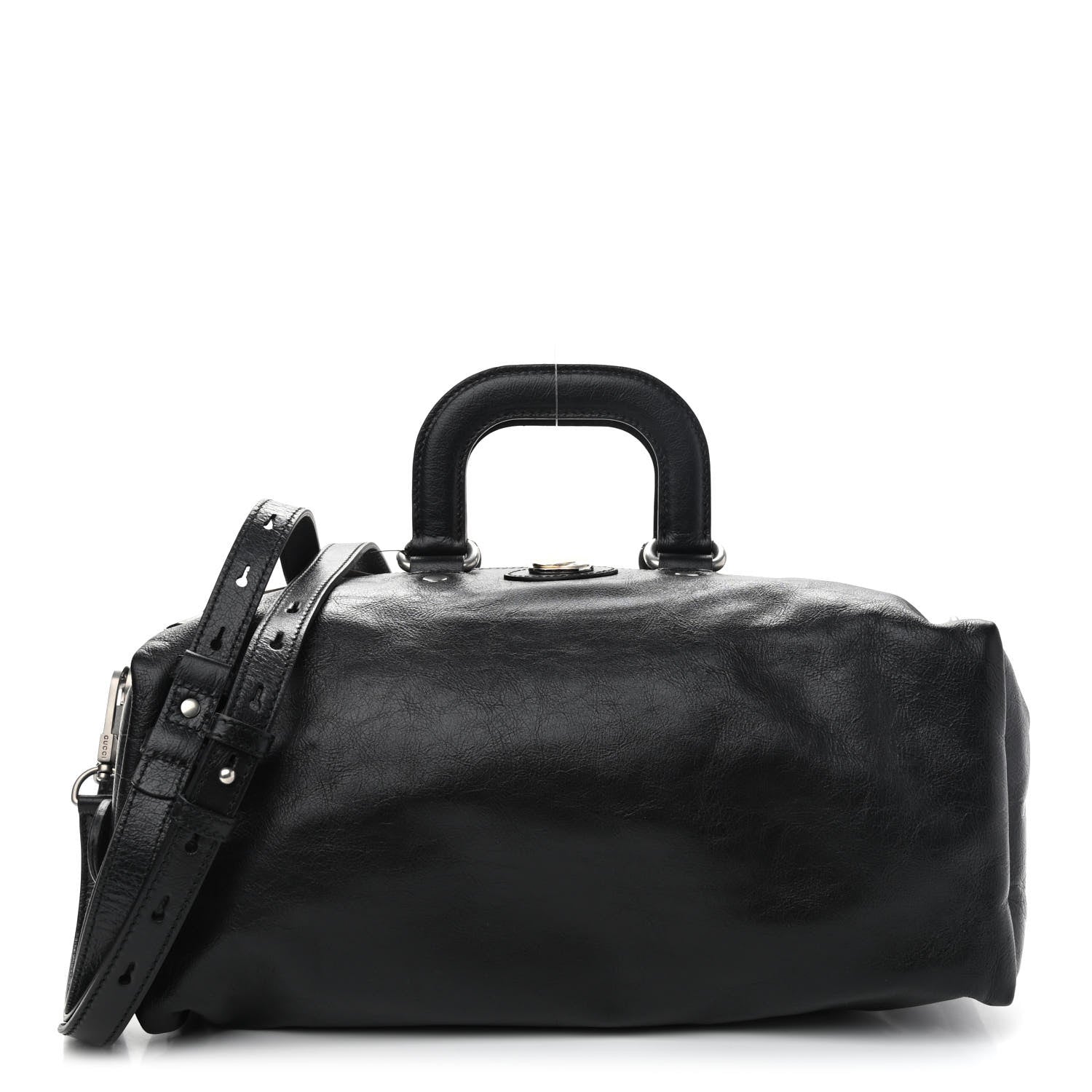 Gucci Fluffy Calfskin Morpheus Convertible Backpack Black 1 of 9